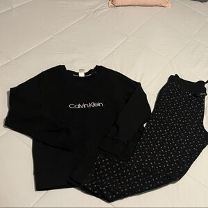 Women’s Calvin Klein Black Lounge Set size M